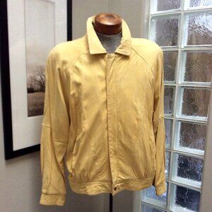 Vintage J Walden Men's Lined Leather Jacket Size 46